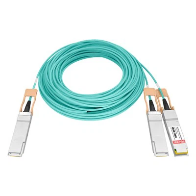 200G QSFP56'dan 2x100G InfiniBand EDR AOC'ye